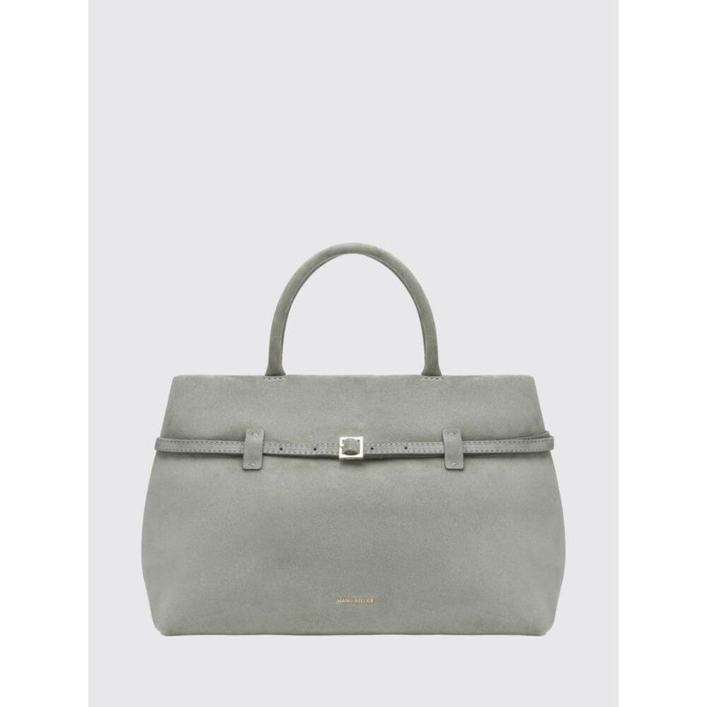 Manu Atelier Women Manu Atelier Le Cambon 35 Suede Leather Handbag